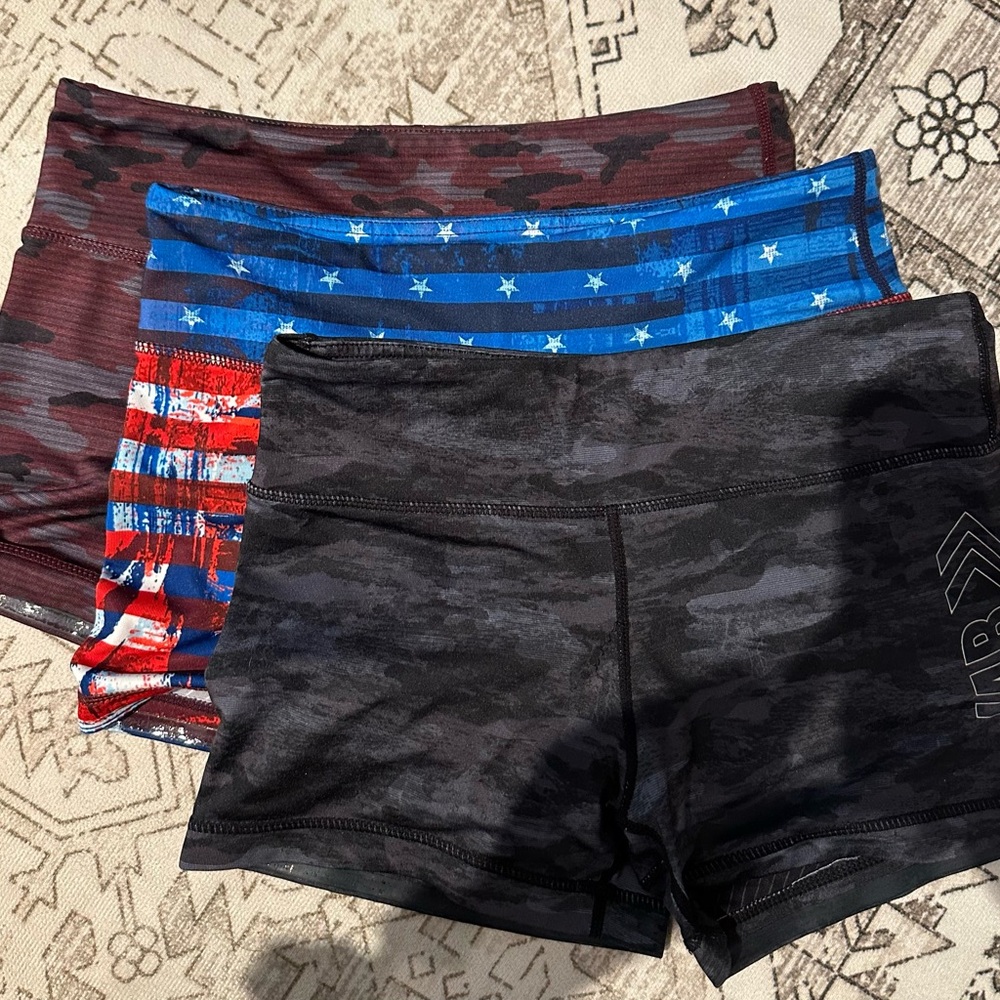 Set of Three NO-RIDE TECH I AM BECOMING (IAB) No Ride 3” shorts